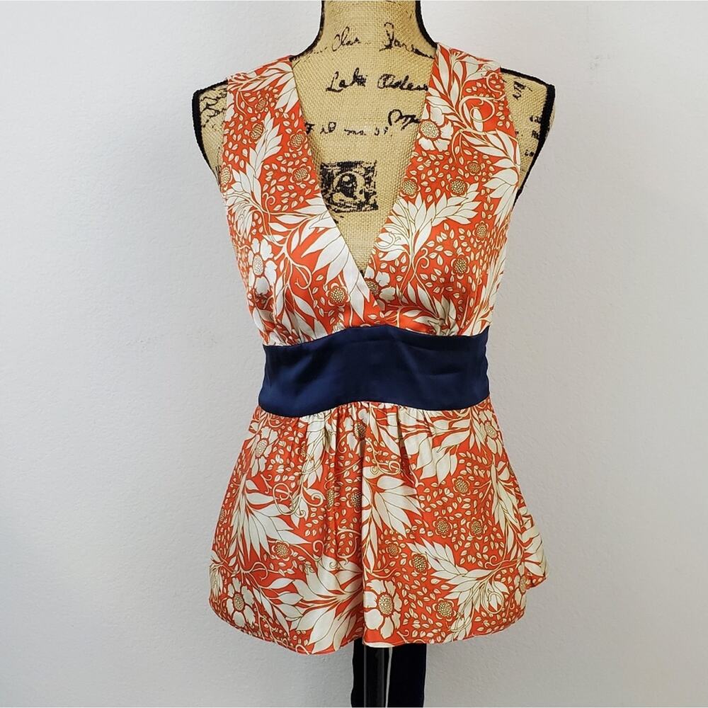 Wendy Hil silk blouse sz M